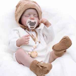 <span class=keywords><strong>Muñeca</strong></span> de Silicona Suave de 20 Pulgadas, Estilo Realista de Bebé Reborn, Juguete de Peluche para Niños y Coleccionistas - Product Image 3