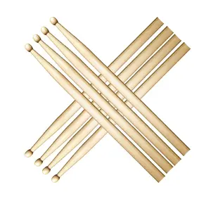 Профессиональные пользовательские логотипы напечатанные дубовые барабанные палочки деревянные барабанные палочки для продажи