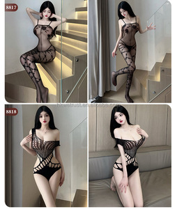 24 Estilos de Lencería Erótica con Abertura en la Entrepierna para Mujer, Body de Encaje Transparente, Ropa de Baile Sexy, Atuendos de Stripper - Product Image 4