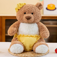 Boneka Beruang Teddy Isi Kapas PP Bordir Berkualitas Tinggi, Hadiah Ulang Tahun, Pereda Stres, Bahan Lembut, Grosir Langsung Pabrik