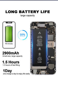 <span class=keywords><strong>2023</strong></span>แบตเตอรี่คุณภาพสูงสำหรับ <span class=keywords><strong>iPhone</strong></span> 5 6 6s 5S <span class=keywords><strong>SE</strong></span> 7 8 <span class=keywords><strong>PLUS</strong></span> x XS MAX 11 Pro 14 14 14PROMAX แบตเตอรี่โทรศัพท์ใหม่ล่าสุด - Product Image 5