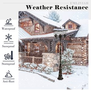 Luz solar Led Garden Pathway Blanco cálido IP65 Lámpara impermeable de aluminio para exteriores con garantía de 10 años - Product Image 4