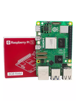 Placa de Desarrollo Pi5 Raspberry Pi 5 5B de 2GB, 4GB, 8GB y 16GB para Programación en Python con Cortex-A76, Kit de IA