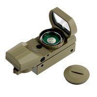 Lunette de visée point rouge FOCUHUNTER 1X22X33mm avec 4 réticules, point rouge et vert, viseur reflex tactique, modèle laser pour la chasse