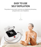 Appareil d'épilation au laser diode portable HUAMEI 808 nm, système de refroidissement semi-conducteur Air+, garantie de 2 ans