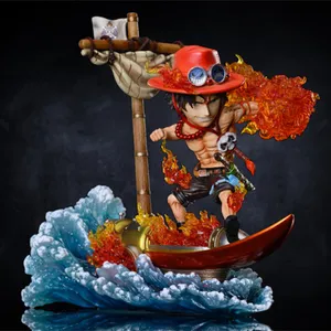 Japan Anime GK G5 Fire ship Ace action figure for collection