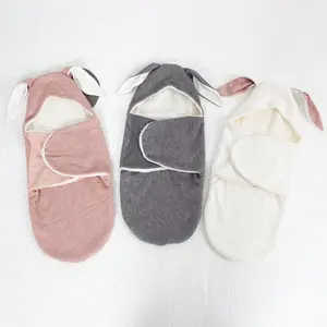 Лидер продаж, милые плюшевые пеленки для новорожденных мальчиков и девочек, мешковатые одеяла, сверхмягкий пушистый спальный мешок для детской коляски