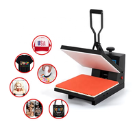 Presse à Chaud Manuelle Plate KM 38x38 pour Transfert Numérique Personnalisé sur T-shirts et Vêtements