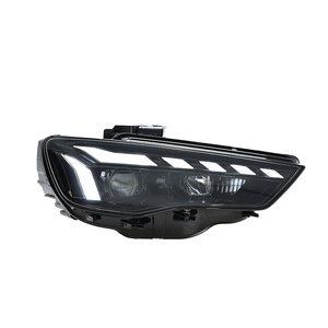 Pour Audi A3 2013-2019 : Kit de modification de phares 12V avec feux de jour auxiliaires à LED dynamiques et clignotants séquentiels, lentille LED 12V - Product Image 1