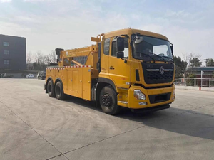 Camion de dépannage lourd 6x4 |   Plateforme de remorquage et de levage séparée à double essieu arrière pour le sauvetage routier - Product Image 2