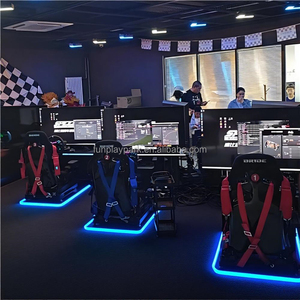 Simulateur de course VR de voiture de course F1 à 6 degrés de liberté électrique, karting intérieur/extérieur, expérience de conduite en métal, centre commercial éducatif - Product Image 5