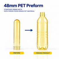 Préforme PET transparente de qualité alimentaire 48 mm, préforme PET 3L 3,5L 90g 100g pour l'emballage de bouteilles d'eau potable
