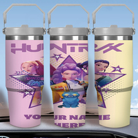 Gourde isotherme en acier inoxydable 30oz Kpop Demon Hunters, impression par transfert thermique, durable, écologique, portable, entrepôt USA