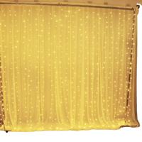 Guirlande lumineuse LED 300 LED blanc chaud (2700K) pour fenêtre, rideau, lumières féériques, IP44 étanche, alimentation USB, longueur personnalisable