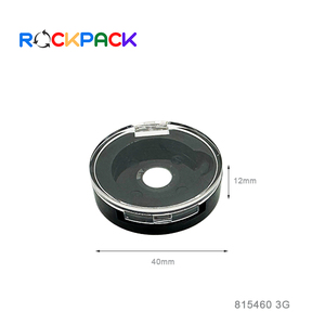 Màu đen màu trắng rỗng màu duy nhất trang điểm bóng mắt Eyeshadow <span class=keywords><strong>Palette</strong></span> mắt mỹ phẩm trường hợp - Product Image 4