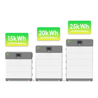 Batterie solaire au lithium LiFePO4 204V 256V 307V 409V 512V 50Ah 100Ah 280Ah BYD HVS 20Kwh 30Kwh 50Kwh pour système de stockage d'énergie domestique