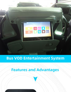 LTIME 7 inç koltuk geri Android monitör için otobüs VOD eğlence sistemi ile Wifi kafalık otobüs eğlence - Product Image 6