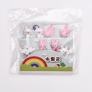 ส้อมจิ้มผลไม้รูปสัตว์การ์ตูนน่ารัก,อุปกรณ์ตกแต่งกล่องอาหารกลางวันกล่องเบนโตะสำหรับงานเลี้ยงผลไม้ - Product Image 6