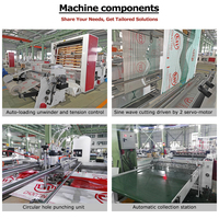 Machine de fabrication de sacs fourre-tout en plastique pour boutique de poinçonnage à poignée ronde