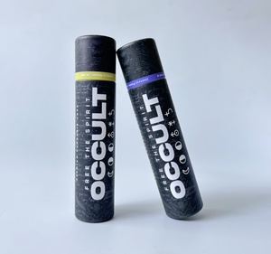 Tube en papier enroulé personnalisé en gros, imprimé avec lettres, multi-tailles, en boîte fantaisie - Product Image 4