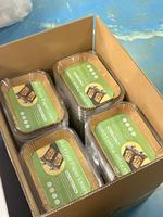 Lot de 50 doublures rectangulaires en papier pour friteuse à air 22x14 cm - Boîte de présentation PDQ, 38 g/m² antiadhésives, conformes FDA, OEM