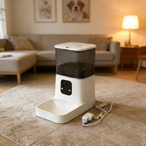 Gamelle Distributrice de Nourriture Connectée Wi-Fi pour Animaux de Compagnie avec Écran Numérique – Distributeur Intelligent pour Maison Connectée - Product Image 1