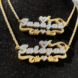 Personaggio dei cartoni animati personalizzato per bambini gioielli per adulti <span class=keywords><strong>nome</strong></span> personalizzato collana pendente per donne ragazze - Product Image 5