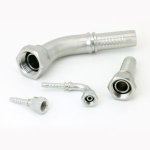 Rèn chủ đề thiết lập nhanh chóng áp lực cao Uốn Tóc bồng crimb <span class=keywords><strong>BSP</strong></span> jic <span class=keywords><strong>NPT</strong></span> Ống thép không gỉ ferrule thủy lực phụ kiện - Product Image 4