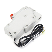 Disjoncteur miniature JVRO7-50A à déclenchement thermique-magnétique double réglable 1-63A 10kA, protection contre les fuites 1-3 pôles MCB 230V-240V B/C
