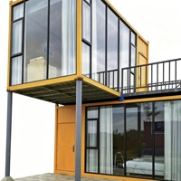 Conteneur Modulaire Préfabriqué Isolé en Acier de 20 pieds, Démontable et Portable, Prêt à l'emploi, pour Hôtel ou Bureau