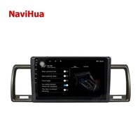 NAVIHUA Radio Mobil Android 9 Inch Layar Sentuh GPS Navigasi Pemutar Video Stereo Multimedia untuk Toyota Hiace