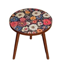 Mini table d'appoint ronde de style nordique moderne Table basse en bois simple panneau en bois pour petits espaces appartements hôtels balcons