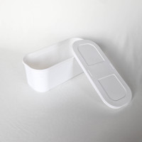 Boîte à glace durable de 4,5 litres en PP, bac à gelato, boîte de rangement en plastique PP de qualité alimentaire pour les salons de glaces haut de gamme