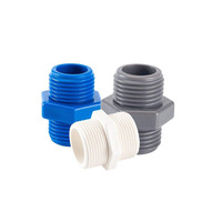 Raccords de plomberie 1/2" 3/4" à filetage mâle, connecteurs pour tuyaux en plastique d'agriculture et de jardinage