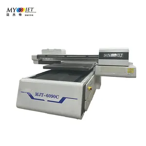 A1 Myjet Hot Sale Uv6090 Flatbed Printer 60*90Cm Golfbal Notebook Phonecase Pvc Board Bill Printmachine