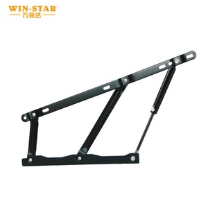 WINSTAR Aufbewahrung möbel Scharnier Metall Schwarz Klapp sofa Hebe mechanismus für Bett beschläge - Product Image 5