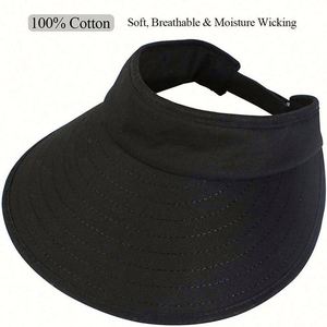 Visera de Golf para Mujer, Ala Curva Grande, Protección UV, Colores y Logotipo Personalizables, Deportes, Ciclismo, Pesca, Aire Libre, Verano - Product Image 2