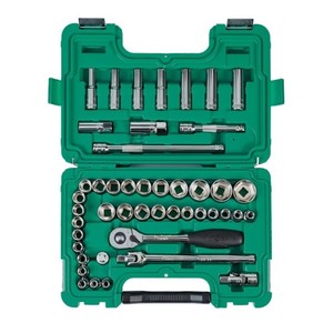 ชุดเครื่องมือซ่อมรถยนต์ <span class=keywords><strong>SATA</strong></span> 09006 ชุดประแจหกเหลี่ยมขนาด 1/2 นิ้ว พร้อมชุดซ็อกเก็ตหัวเทียน ด้ามจับแบบแร็ทเช็ต และอะแดปเตอร์ - Product Image 2