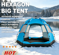 Produit en promotion, tente de camping de luxe imperméable et résistante aux intempéries, tente dôme de plein air, protection UV, facile à installer, carpas