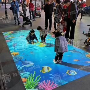 Système de projection interactive pour enfants avec jeux au sol à détection de mouvement pour les aires de jeux intérieures - Product Image 4