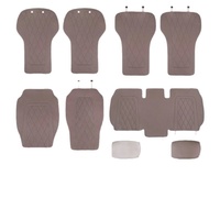 Housses de siège en cuir Nappa écologiques AITO M9 5 places, universelles quatre saisons, respirantes et ventilées, protection de coussin de siège