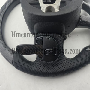 Volant de direction en cuir perforé en fibre de carbone de qualité supérieure, nouveau design, pour Dodge Challenger SRT - Product Image 4