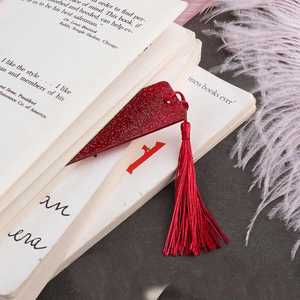 Marcapáginas Acrílicos Brillantes con Borlas Coloridas, Regalo Promocional para Amantes de los Libros, Brillantes y Prácticos - Product Image 2