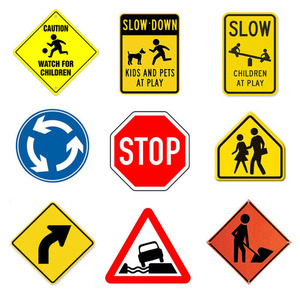 Ventas directas de fábrica de <span class=keywords><strong>placas</strong></span> de aluminio impermeables y resistentes a los rayos UV de 24 pulgadas adecuadas para señales de advertencia de tráfico para seguridad vial - Product Image 2