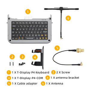 Carte d'extension de clavier LILYGO T-Display-P4 avec rétroéclairage intégral, module sans fil NFC/2.4G/Sub-1G intégré, prend en charge la batterie 21700 - Product Image 5