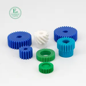 Engranaje de plástico de alta precisión, engranaje helicoidal de fábrica de plástico, doble helicoidal, nailon pequeño, engranajes de tornillo sin fin en miniatura