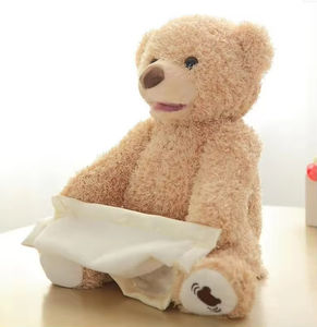 Недорогой 2025 кавайный медведь в шкуру, игрушка в прятки, чучело, говорящая электрическая музыкальная пикабу, медведи, 1688 агент по покупке - Product Image 4