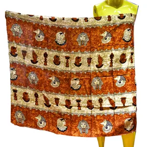 Khanga Designs African Real Wax Khangas Tanzania Prints Cotton Fabric African Women Dresses Material Wholesale Khanga