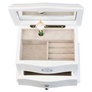 Scatola Portagioie in Legno Stile Coreano ed Europeo <span class=keywords><strong>per</strong></span> Ragazze, Organizzatore <span class=keywords><strong>per</strong></span> Fermagli <span class=keywords><strong>per</strong></span> Capelli, Regalo di <span class=keywords><strong>Compleanno</strong></span> - Product Image 1