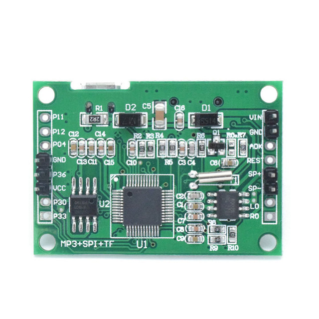 Customizable DIY MP3 Player with Voice Playback Serial Port Control USB Download & TF Card Support-for Consumer Electronics